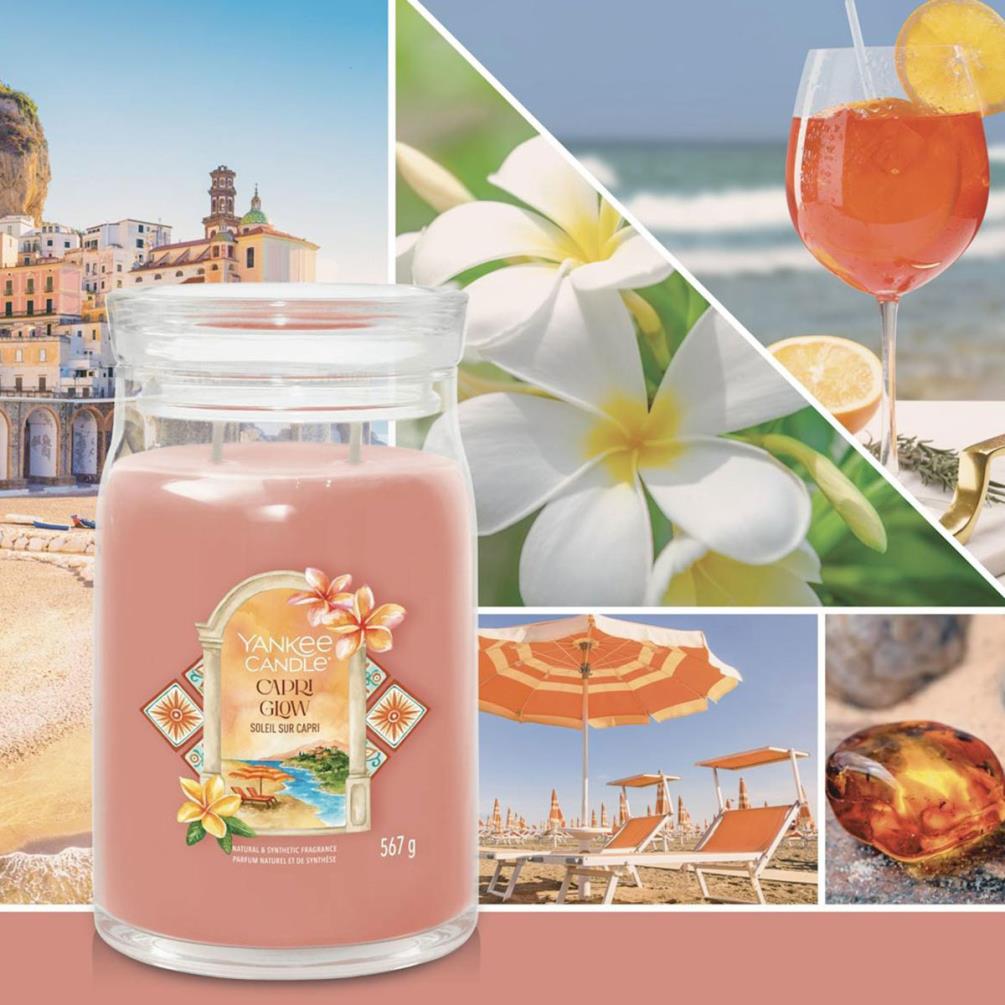 Yankee Candle Capri Glow Large Jar Extra Image 1